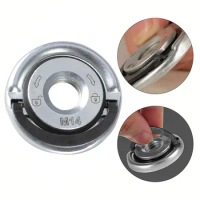 1x Quick Release Flange Nut M14 Thread Angle Grinder Release Locking Nut Pressing Plate For Angle Grinder Clamping Flange Tools