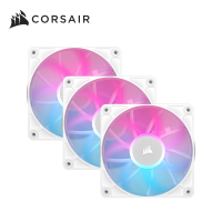 【CORSAIR 海盜船】iCUE LINK RX120 RGB風扇(白/三顆裝)