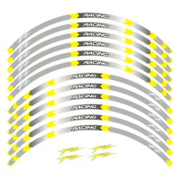 New high quality 12 Pcs Fit Motorcycle Wheel Sticker stripe Reflective Rim For Yamaha FZ1 FZ6 FZ-07 FZ8 FZ-09 FZ-10 FZS1000