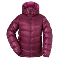 【【蘋果戶外】】mont-bell 1101408 PU 紫【800FP】女 Alpine Down Parka 防風防潑水羽絨外套