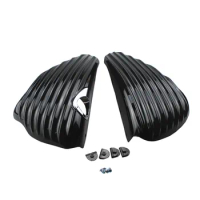 Motorcycle Stripe Side Battery Cover Guard Fairing For Harley Sportster XL883 XL1200 2004-2013