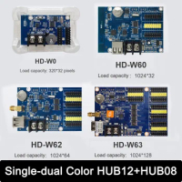 HD-W60 W62 W63 W0 P10 Single-dual Color Controller,P10 Red LED Module,HUB08 P4.75 Panels,HUB12 P10 LED Sign LED Control Card