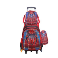 Children School Rolling Backpack 3 pcs Students Kids Wheeled Backpack For boys School Trolley Bag with wheels School backpack