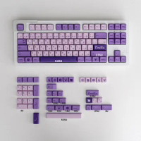 XDA Frost Witch Keycaps 134 Keys PBT Dye Sublimation Purple Emilia Japanese Mechanical Keyboard Custom GK61 Anne Pro 2