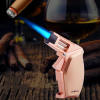JOBON Kitchen Lighters Butane Gas Lighter Torch Turbo Lighter Cigarettes Lighters Metal Lighters Smoking Accessories