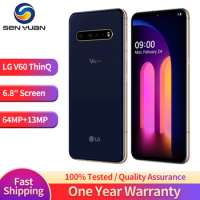 Original Unlocked LG V60 5G ThinQ Moilble Phone V600TM V600VM V600AM 6.8 Android SamrtPhone 8GB RAM 128GB/256GB ROM CellPhone