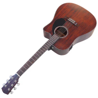 In Stock Electric Acoustic Guitar 41 Inch 6 Strings Cutaway Design Folk Electric Guitar Solid Sapele Wood With Pickup