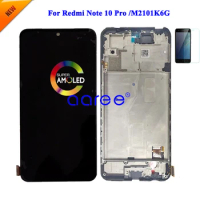 AMOLED LCD Display OLED For Redmi Note 10 Pro LCD For Redmi Note 10 Pro LCD Display LCD Screen Touch Digitizer Assembly