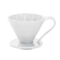 日本CAFEC 花瓣型陶瓷濾杯2-4杯-白色《WUZ屋子》花瓣型 陶瓷 濾杯 咖啡濾杯 咖啡