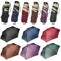 【TDL】五折輕量晴雨兩用口袋傘雨傘短傘折傘 40-00001