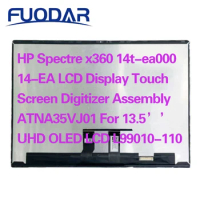 HP Spectre x360 14t-ea000 14-EA LCD Display Touch Screen Digitizer Assembly ATNA35VJ01 For 13.5’’ UHD OLED LCD L99010-110