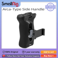 SmallRig Arca-Type Side Handle Designed to Facilitate Camera Movement and Stabilize Dualhand Shooting for ARCA-Swiss Mount Plate