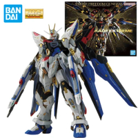 Bandai MGEX 1/100 ZGMF-X20A Strike Freedom Gundam Mobile Suit Freedom Gundam Action Figures Assembled Model Kids Toys for Boys