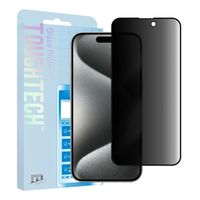 Movfazz  ToughTech iPhone 15 Pro 防偷窺玻璃全屏幕保護貼 - 黑邊
