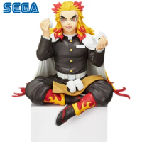 Glazovin Original Genuine Sega Demon Slayer Rengoku Shinjurou Noodle Stopper PVC Action Figure Model Toys For Children Gifts