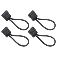 High Quality Hose Clip 4pcs 4x/Set 6.5cm Fixed Rope Fixed Tie Parts Tap Black Bungee Rope Elastic Rope+plastic
