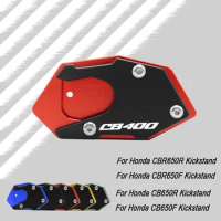 For Honda CB400SF CB400SF CB400 CB400 1998-2020 Motorcycle CNC Kickstand Extension Plate Foot Side Stand Enlarge Pad