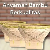 Bakul Nasi Anyaman Bambu – Boboko Bambu Tempat Penyimpanan Nasi Tradisional