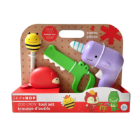 【Skip Hop】ZOO小動物建築工具套組(嬰兒玩具 兒童玩具 扮家家酒 互動遊戲 手眼協調)