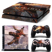 SEKIRO GAME PS4 Skin Sticker Decal Cover for ps4 Console and 2 Controllers PS4 Skin