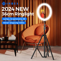 INBEX Paket 26/36cm Ring Light+210CM Tripod+Phone Holder for Live Stream Makeup YouTube