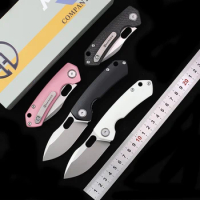 Maxace Meerkat-M Folding Knife BOHLER M390 Blade CF/G10 Handle Camp Hunting Outdoor Fishing Kitchen 