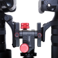 iShoot Dual-camera Sync 360° Cantilever Gimbal Tripod Crane Head for Tamron 50-400mm, 100-400mm, 150-500mm, 70-210mm Telephoto
