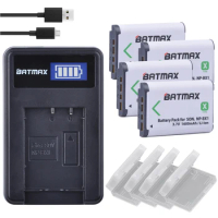 Batmax 4x NP-BX1 NPBX1 Battery+ LCD USB Charger for Sony ZV1 DSC RX1 RX100 AS100V M3 M2 HX300 HX400 HX50 HX60 GWP88 AS15