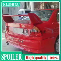 For Mitsubishi LANCER Spoiler 2003 to 2008 ABS Spoiler Car Tail Wing Decoration Rear Trunk Spoilers Wings For Lancer FD2 Spoiler