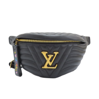 【二手名牌BRAND OFF】LOUIS VUITTON LV 路易威登 黑色 牛皮 New Wave 腰包 胸包 M53750