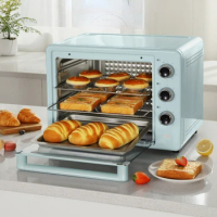 Household Multifunctional Four Layer Baking Position Electric Oven 32L/40L Large Capacity Intelligent Cake and Bread Ovens