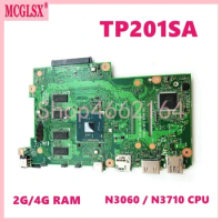 TP201SA N3060 N3710 CPU 2GB 4GB RAM Notebook Mainboard For ASUS TP201SA TP201S TP201 Laptop Motherboard 100% Tested OK