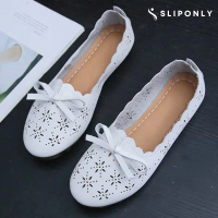 Sepatu Wanita Keisha Kasual Slip On Kulit Import Wanita Kekinian | BISA COD shoes flat Musim panas T