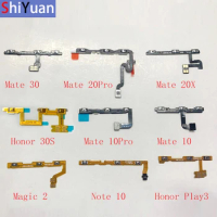 Power Volume Button Flex For Huawei Mate 30 20 Pro 20X 10 9 10 Pro Note 10 Magic 2 Honor 30S Play 3 Power Flex Cable Replacement