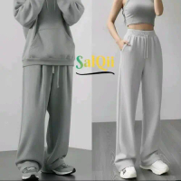 Celana Baggy Sweatpants Jogger Highwaist Korean Style Training Pria dan Wanita Casual sport