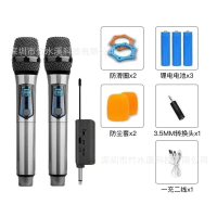2025 Golden Fortune Wireless U-Stage Microphone Karaoke Home Outdoor Amplifier Microphone Conference