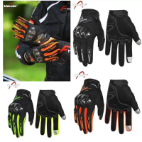 ถุงมือ ขับมอเตอร์ไซค์ พร้อมการ์ดคาร์บอนกันกระแทก VEMAR รุ่น.V-1902