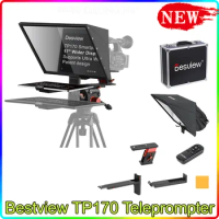 Bestview TP170 Portable Teleprompter Universal for DSLR Camera Photo Studio iPad Smartphone Interview Recording Teleprompter
