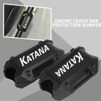 For SUZUKI Katana 600 750 KATANA600 KATANA750 Motorcycle Bumper Engine Guard 25MM Protection Block Crash bar Decorative Parts