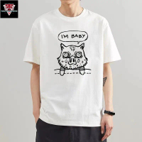 COD-Ghost Killer's Blade Mouth Pingyi's Helper Pig Rush Tee Shirt Short Sleeve Cotton Cartoon kcrppc