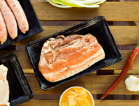 【興義軒】金門高粱酒鹹豬肉 300g±10% 嚴選三層肉 下酒好菜 美食 冷凍直送  肉感鮮嫩