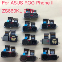 Back Big Main Camera Module And Front Small Camera Module Flex Cable For ASUS ROG Phone II ZS660KL 2019