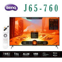 【新機上市】BenQ 65型 4K 量子點遊戲 144Hz Google TV  ( J65-760 ) ★送基本安裝