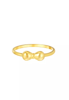 TOMEI TOMEI Lusso Italia Ribbon Bow Ring, Yellow Gold 916