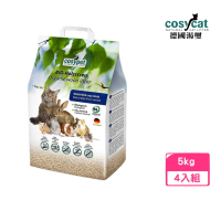 【德國渴璽COSYCAT】高效能木屑砂（崩解型）5kg/10L*4包組(貓砂)