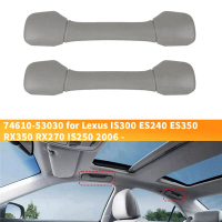 2pcs Roof Assist Grip Handle Pull Grab 74610-53030 for Lexus IS300 ES240 ES350 RX350 RX270 IS250 200