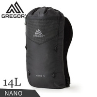 【GREGORY 美國 14L NANO多功能背包《曜石黑》】124896/登山背包/雙肩背包