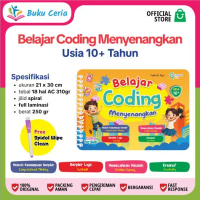 Eksklusif coding 10th+ WIPE CLEAN TULIS HAPUS || Buku Aktivitas Coding Anak || Buku Coding SD || Buk