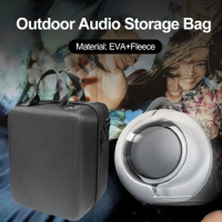Portable Speaker Package EVA Speaker Bag Protective Waterproof Shockproof with Shoulder Strap for Devialet Mania Outdoor Speaker