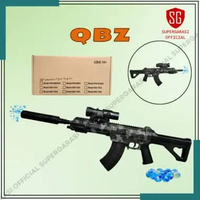 Mainan Tembakan Qbz 191 WGB 7.4v elektrik anak laki laki